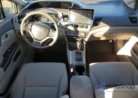 2012 Honda Civic Lx z USA, uszkodzony, nr VIN 2HGFB2F5XCH593077